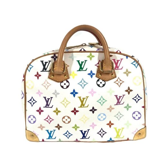 LOUIS VUITTON M92663 MonogramMulticolore Trueville Bag Hand Bag Blanc White - Picture 9 of 14